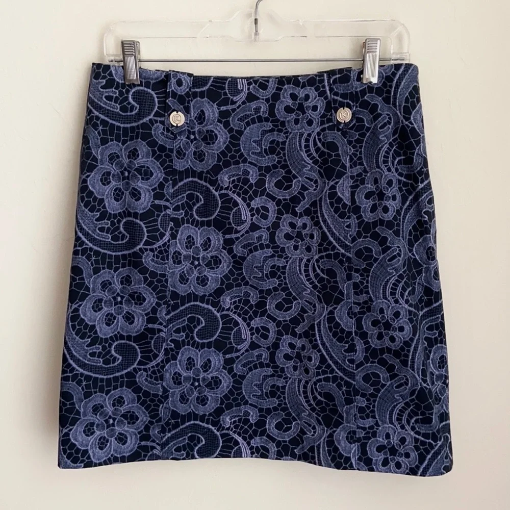 Katanya Lace Print Skirt